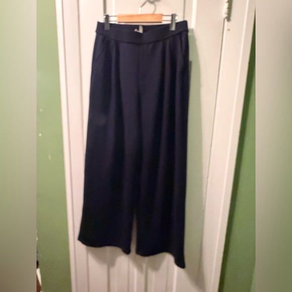 HALARA Navy  Wide-Leg Women's Pants - Picture 4 of 11